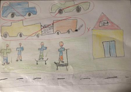 Patricija, Nik, David, Žan, Erion, Tijan in Tjaša iz oddelka NIS (MŠ Primož Trubar Laško) 6